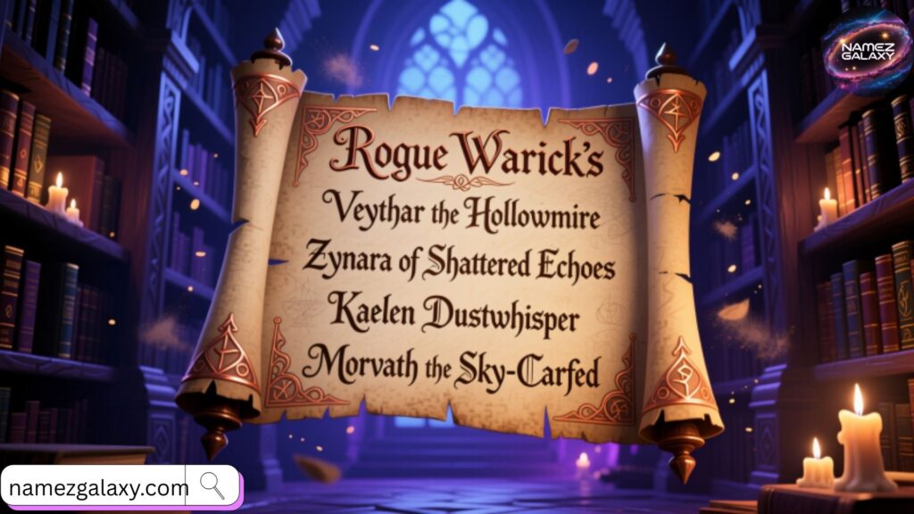 Random Warlock Names Ideas