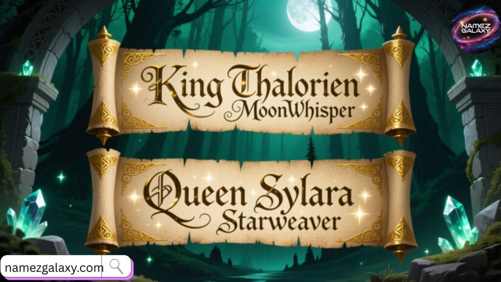 Royal High Elf Names for Kings and Queens
