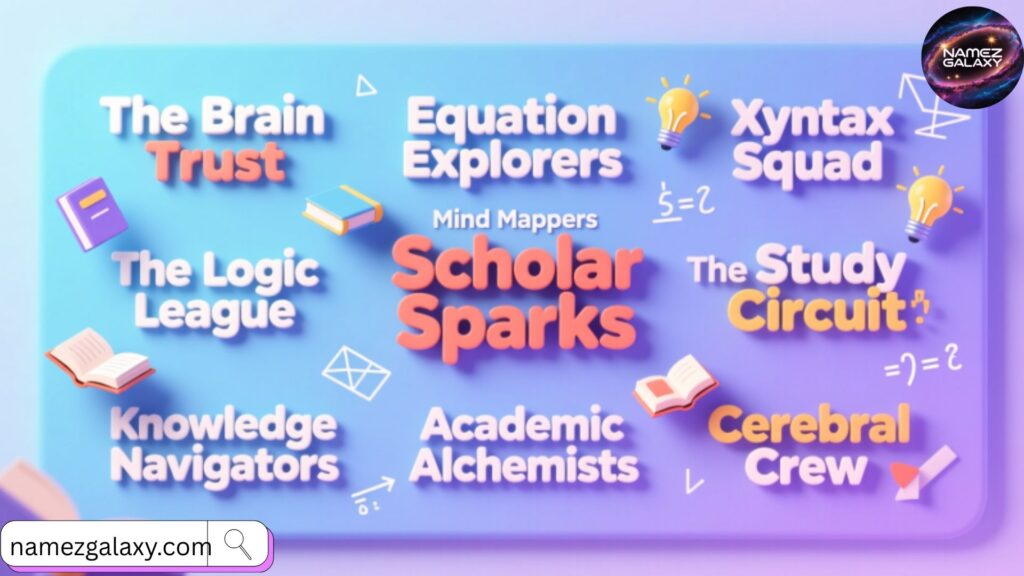 Study Group Names for School Students