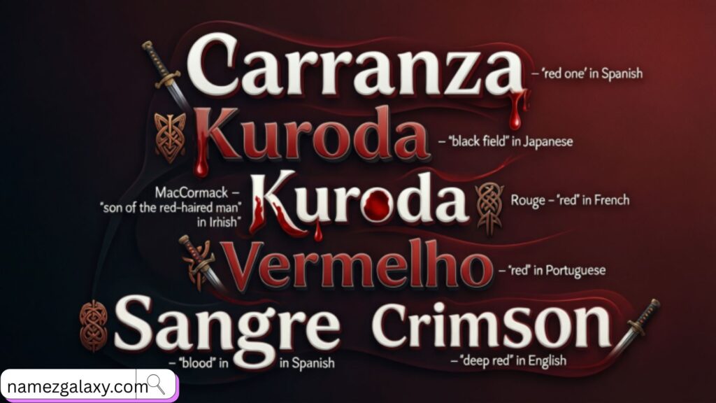 Trending Last Names That Mean Blood in 2026