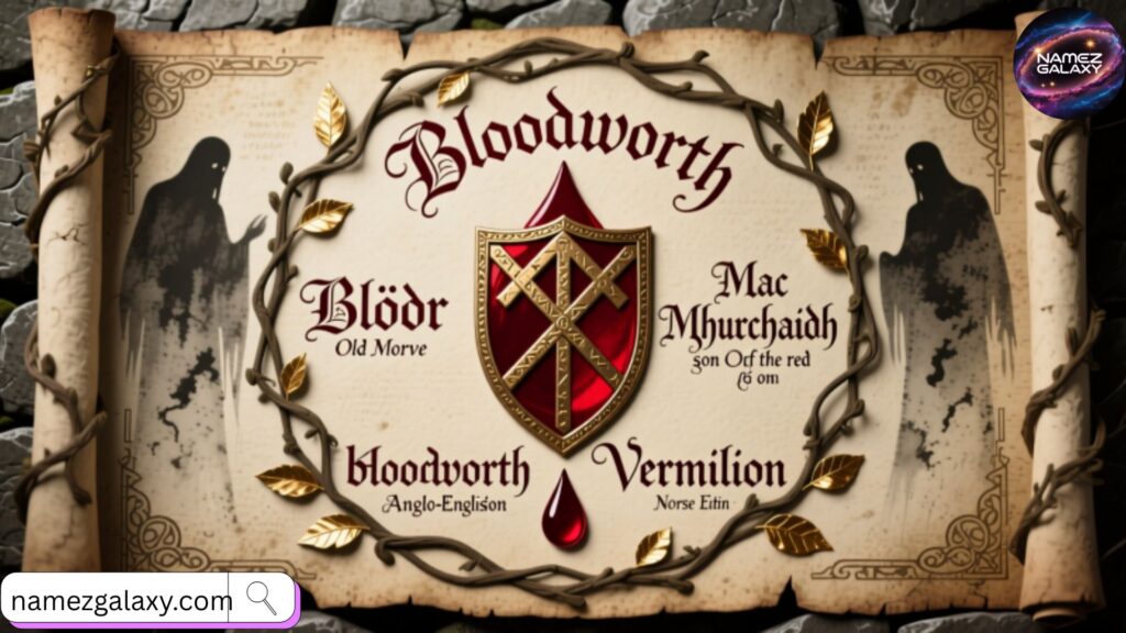 Unique Last Names That Mean Blood