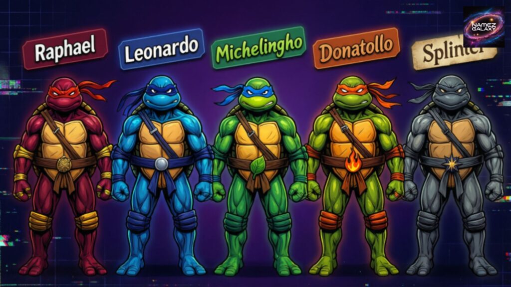 Alternate and Unused Ninja Turtle Names