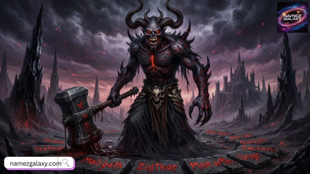 Demonic Evil Male Names for Your Dark Fantasy World