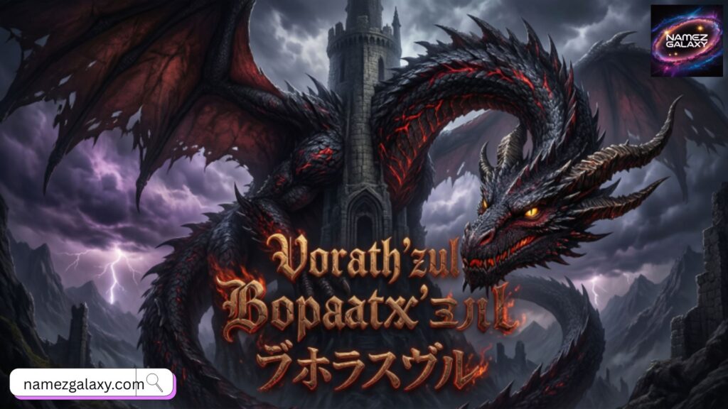 Evil Dragon Name Ideas