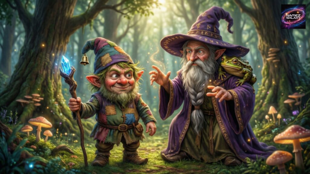 Funny Gnome and Halfling Wizard Names