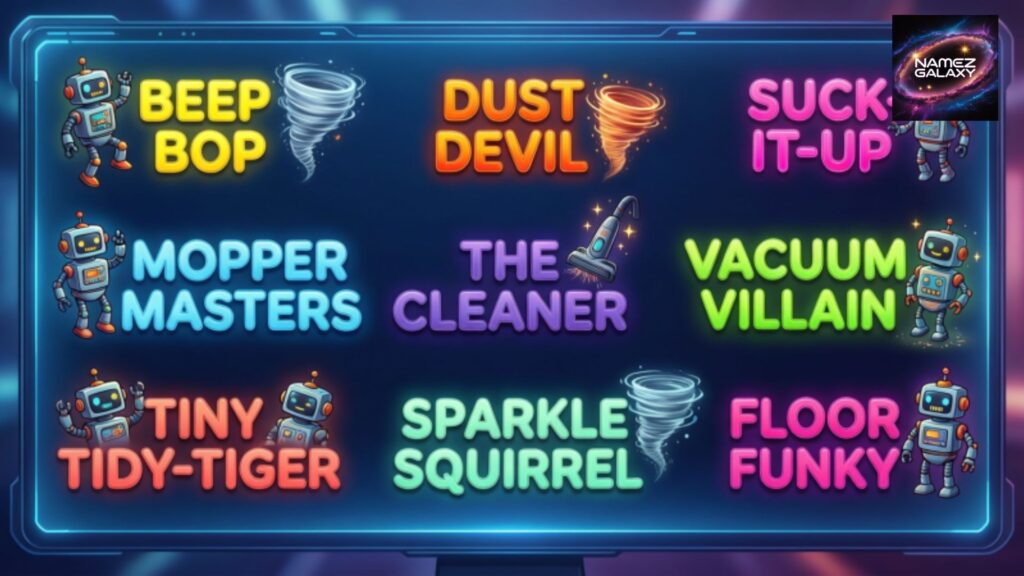 Funny Robot Vacuum Names