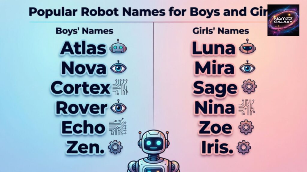 Popular Robot Names for Boys and Girls