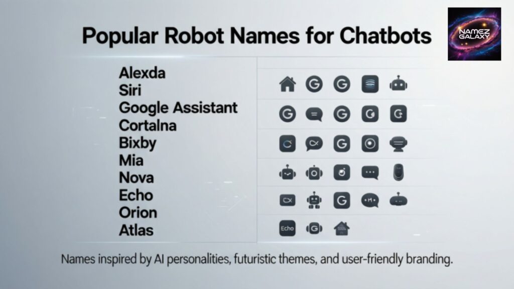 Popular Robot Names for Chatbots