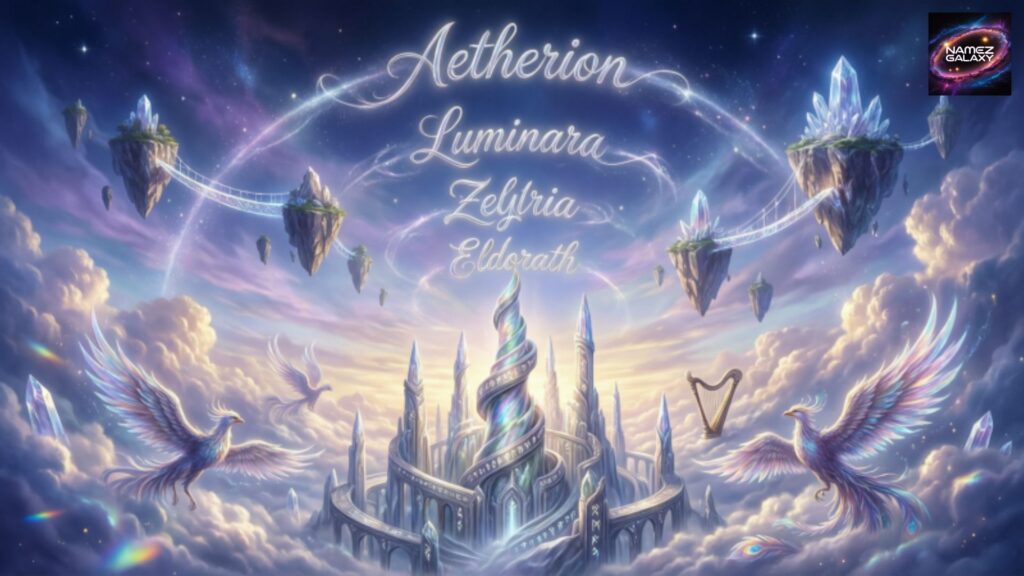 Sky, Cloud & Celestial Kingdom Names