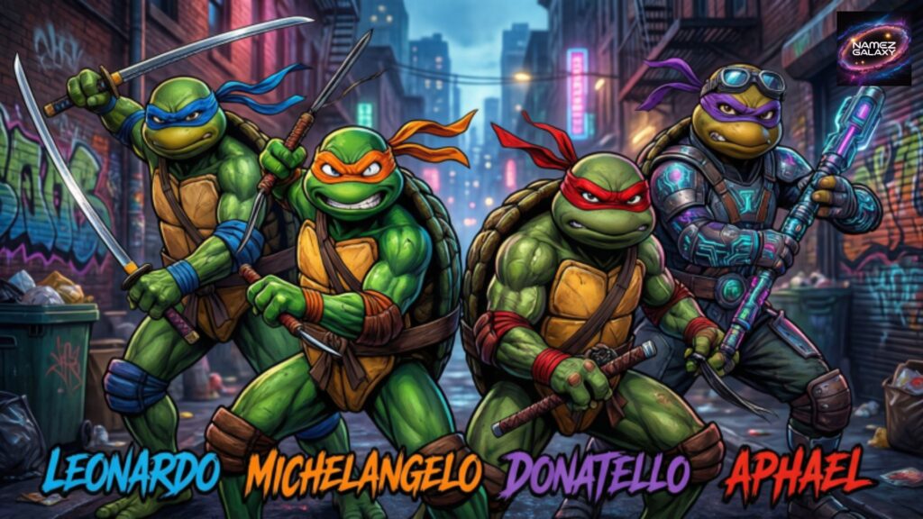 The Four Main Ninja Turtle Names