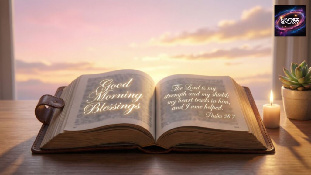 Good Morning Blessings Bible Verses