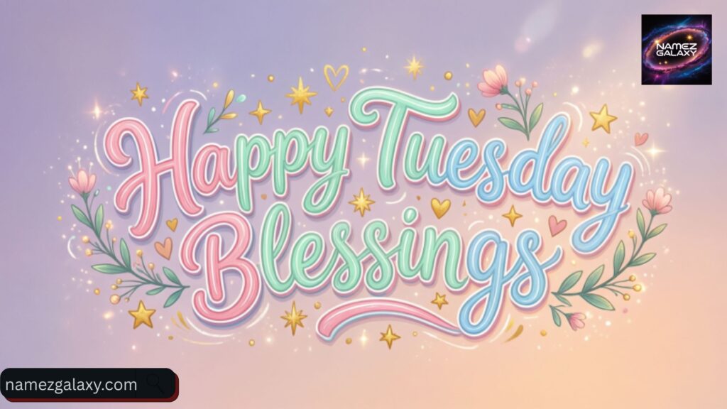 Happy Tuesday Blessings