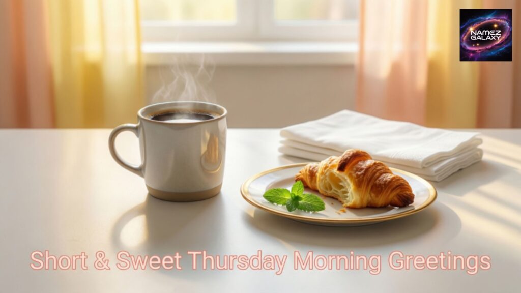 Short & Sweet Thursday Morning Greetings for Social Media 