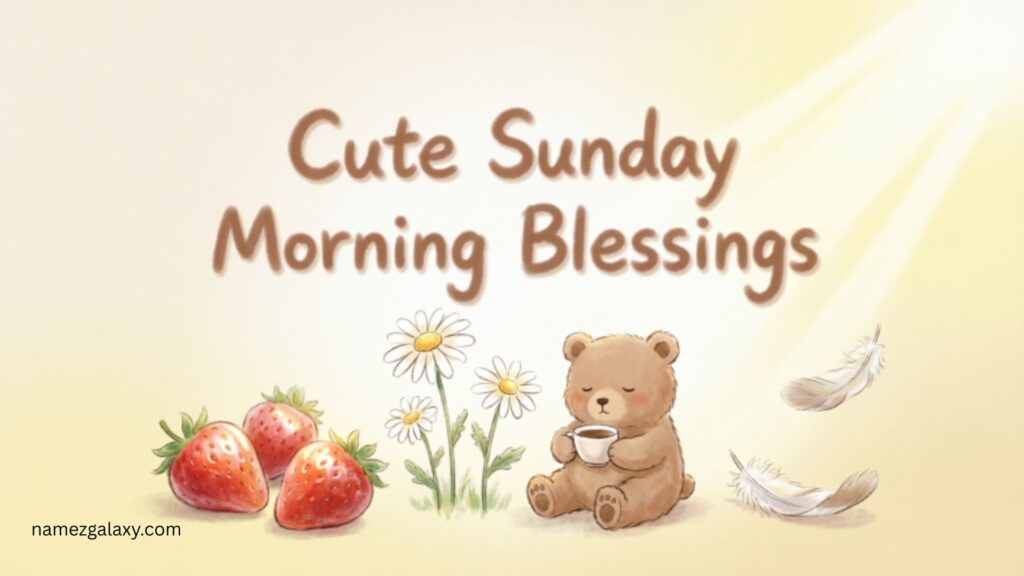 Cute Sunday Morning Blessings
