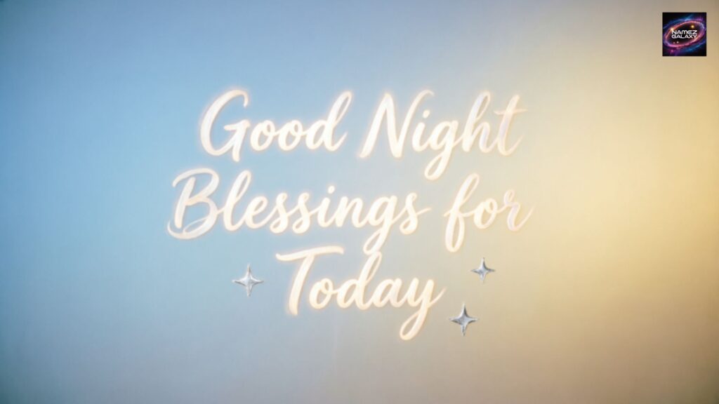 Good Night Blessings for Today