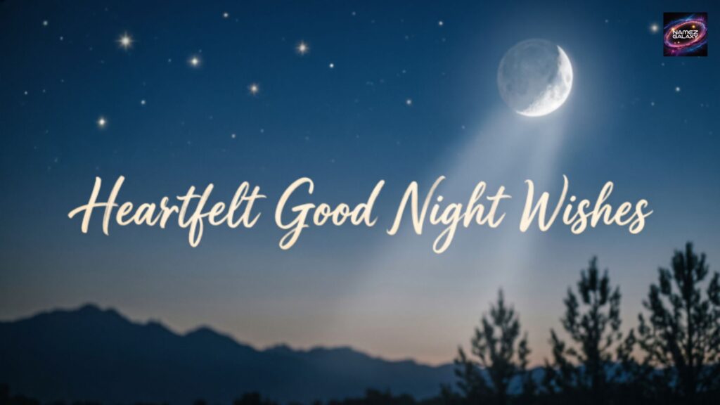 Heartfelt Good Night Wishes