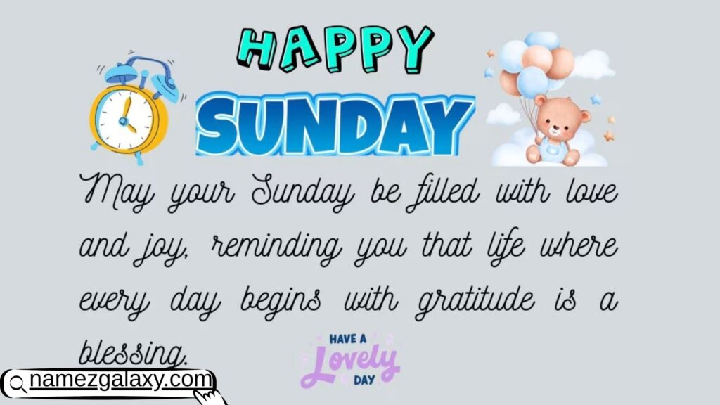 Hope and Optimism Sunday Morning Blessing