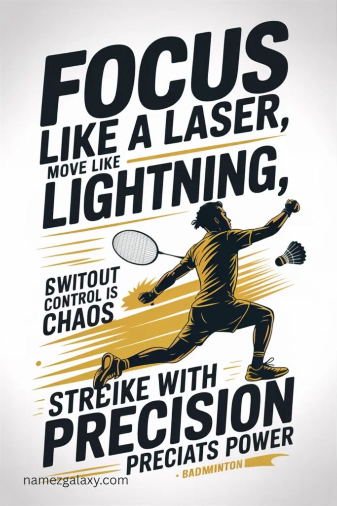 Badminton Quotes About Focus, Speed & Precision