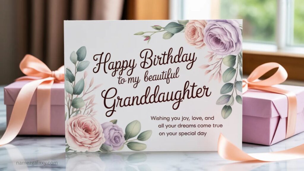 Birthday Wishes for Adult Granddaughter