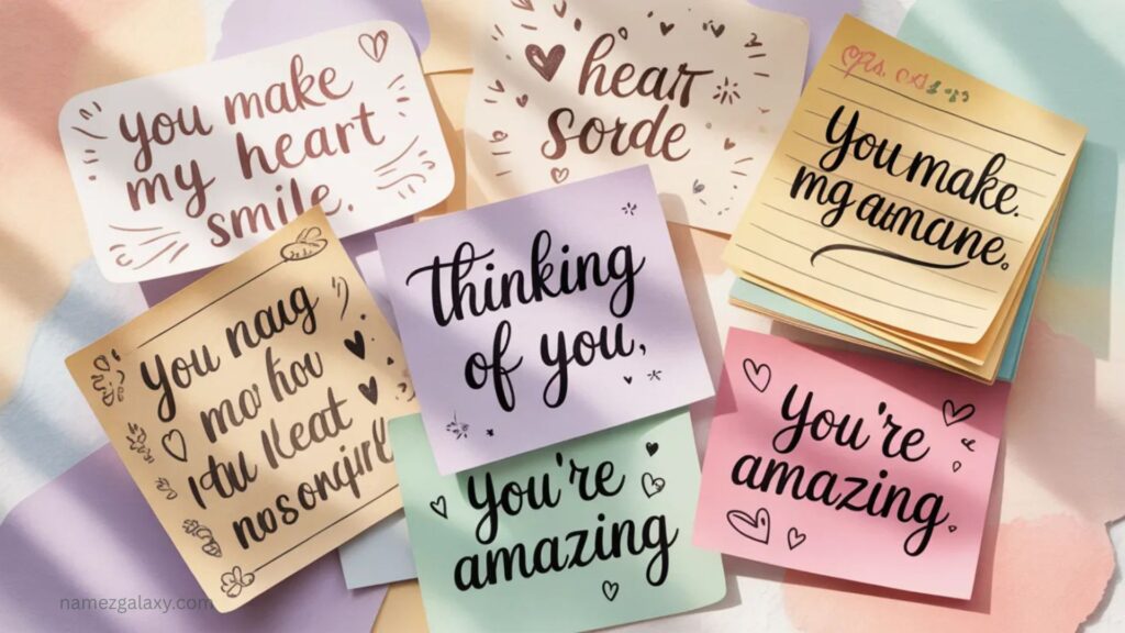 CUTE MESSAGES FOR RANDOM MOMENTS