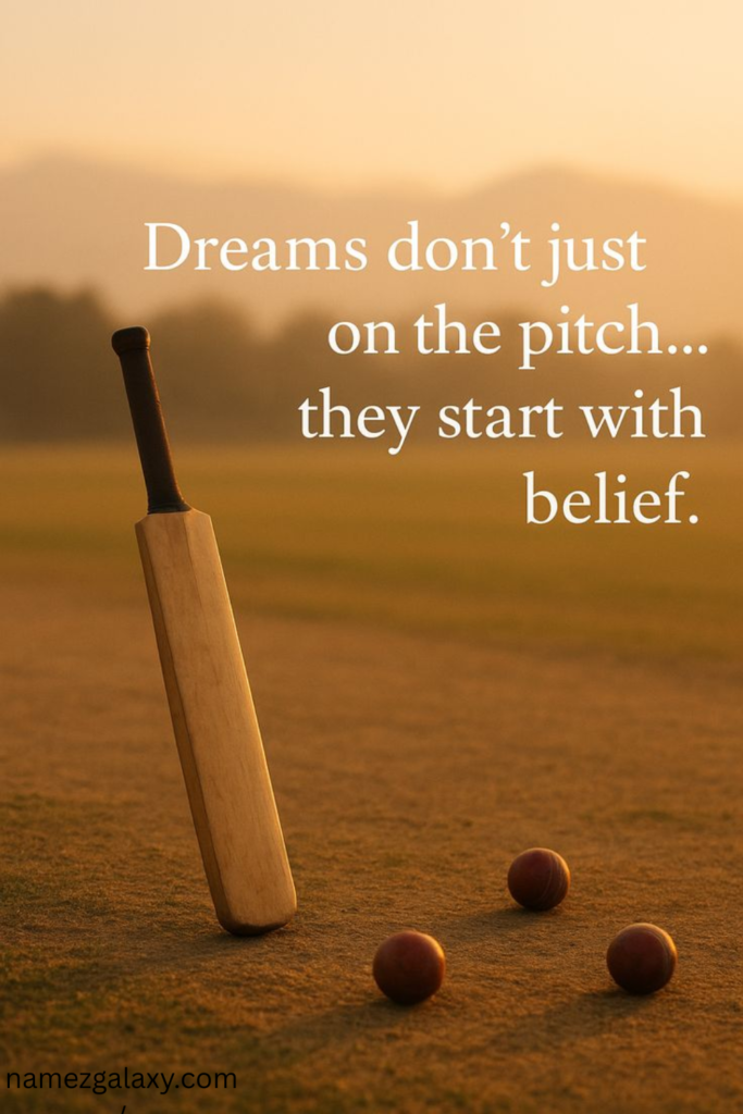 Cricket Quotes for Young and Aspiring Cricketers