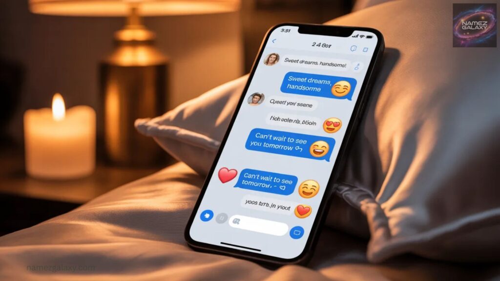 Flirty Good Night Messages for Him