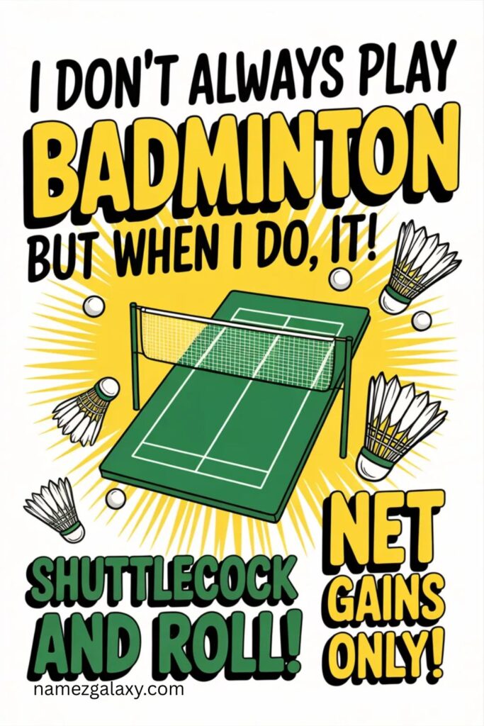 Funny Badminton Quotes to Make Players Smile