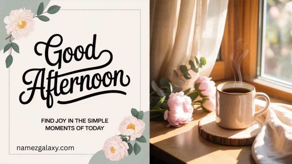 Good Afternoon Wishes 