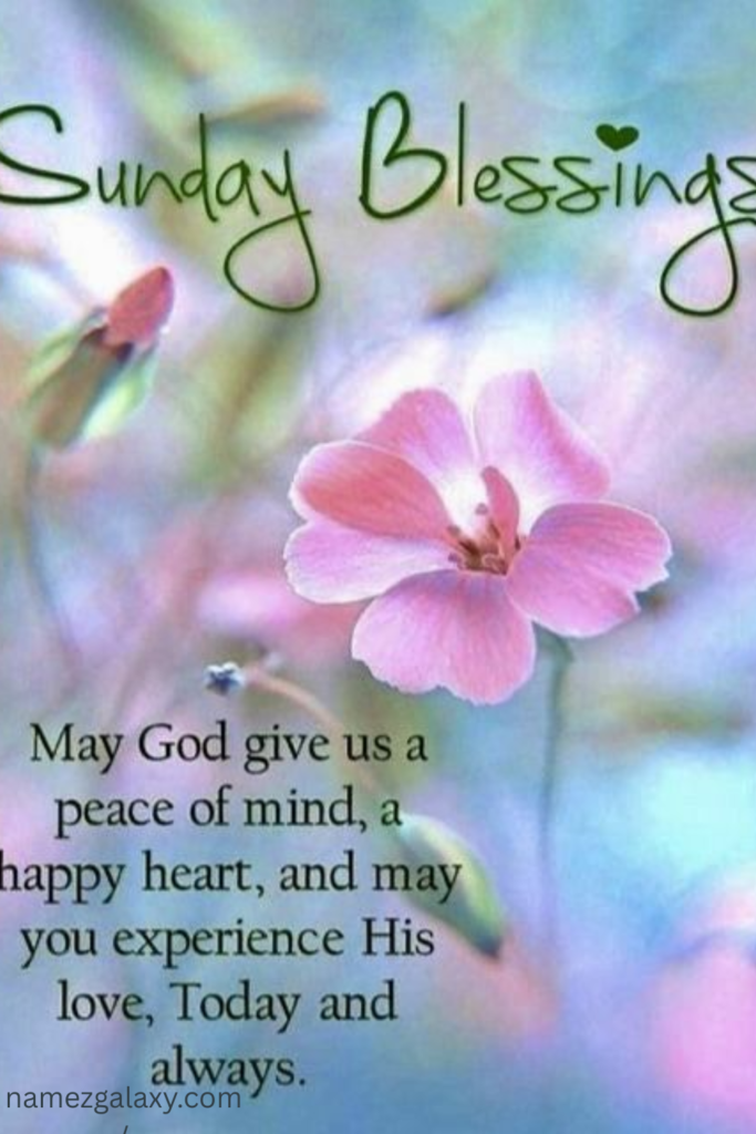 Happy Sunday Blessings and Prayers for Family, Friends, and Loved Ones