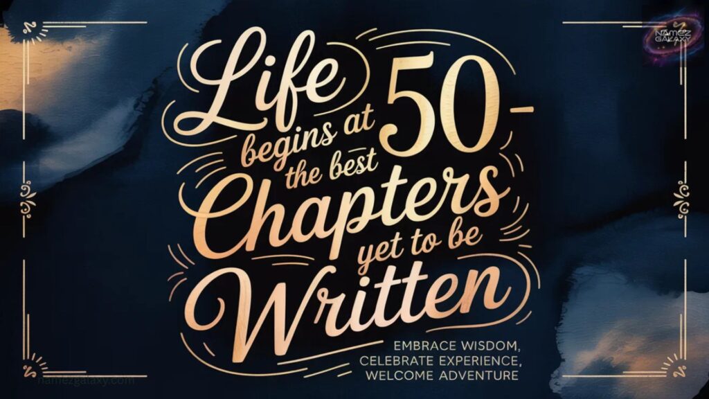 Inspirational Quotes for a 50th Birthday