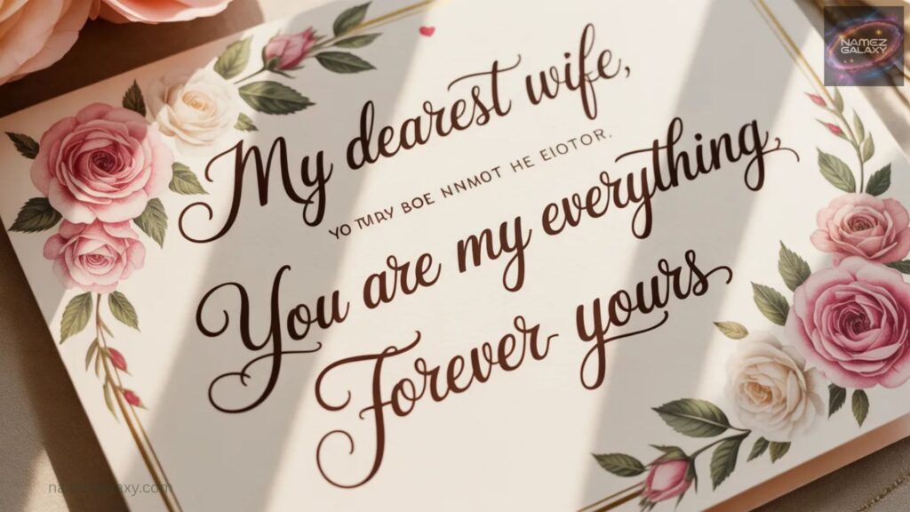 Long Romantic Love Messages for My Wife