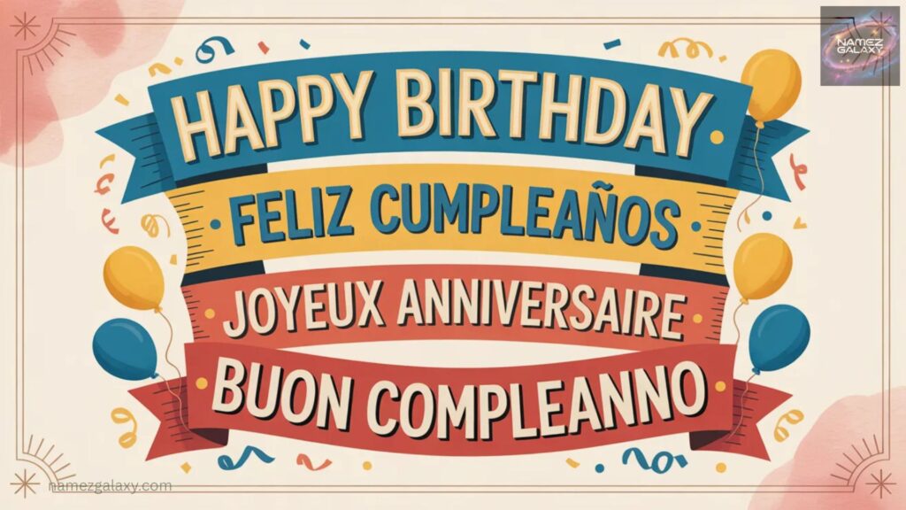 Multilingual Birthday Wishes for Son-in-Law