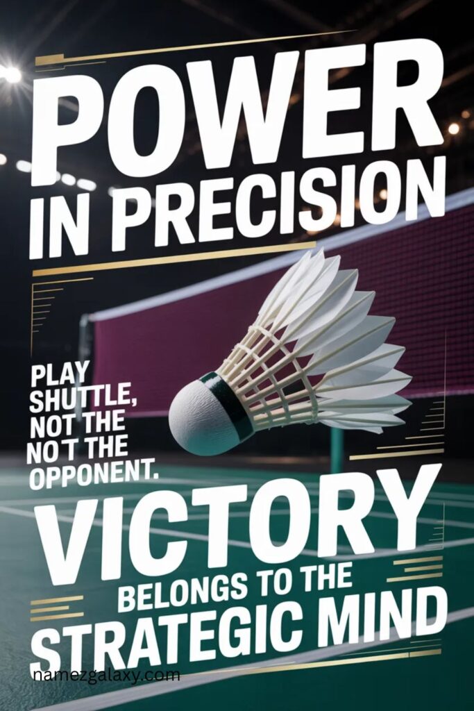 Powerful Badminton Sayings About Strategy and Smart Play