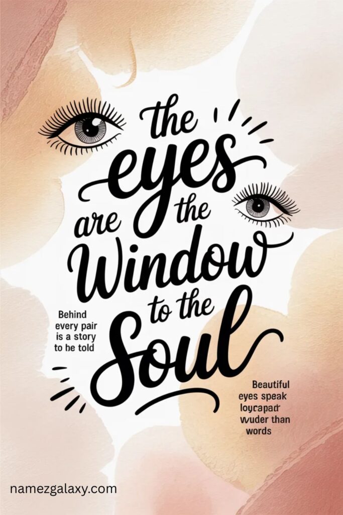 Short Beautiful Eyes Quotes with Deep Meaning