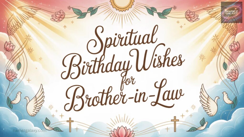 Spiritual Birthday Wishes for Brother-in-Law