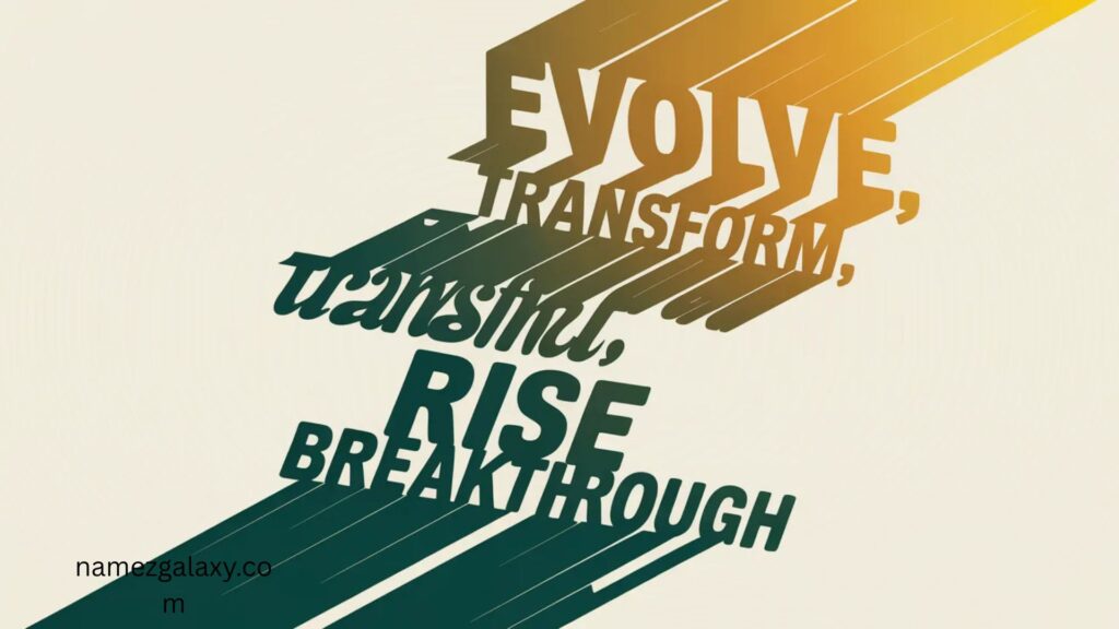 Strong One Word Captions About Growth and Change