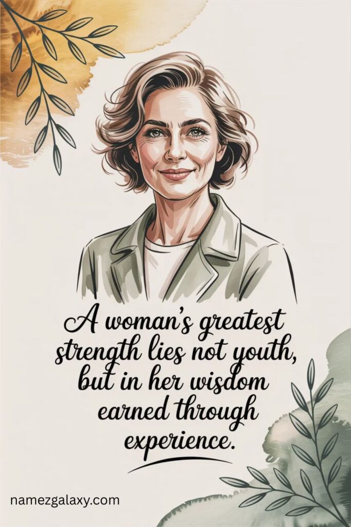 Woman Maturity Quotes