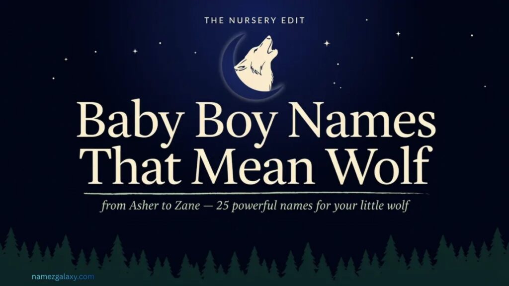 Baby Boy Names That Mean Wolf