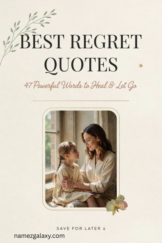 Best Regret Quotes