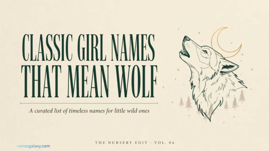 Classic Girl Names That Mean Wolf