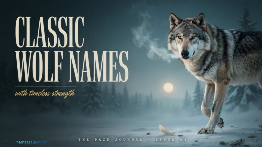 Classic Wolf Names with Timeless Strength