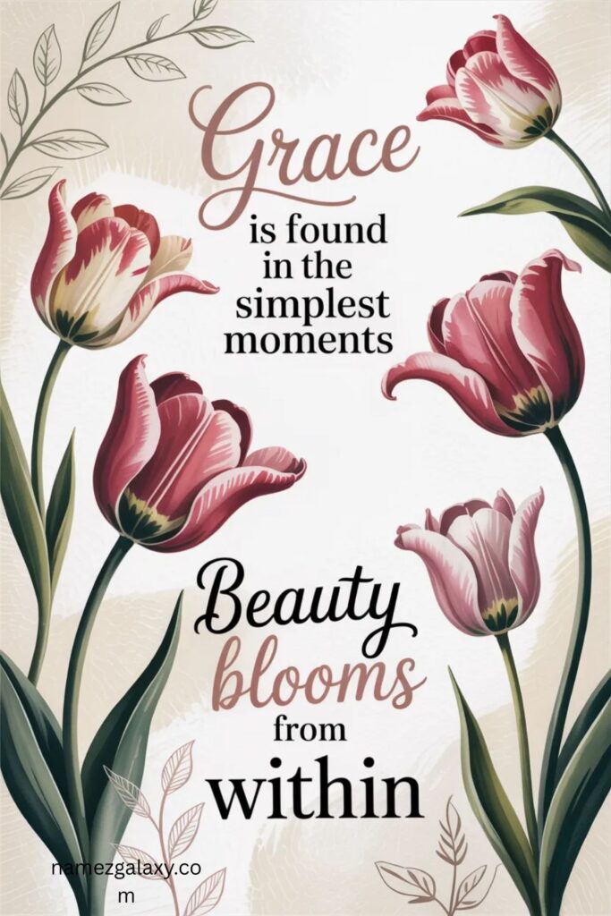 Elegant Tulip Quotes About Grace and Beauty