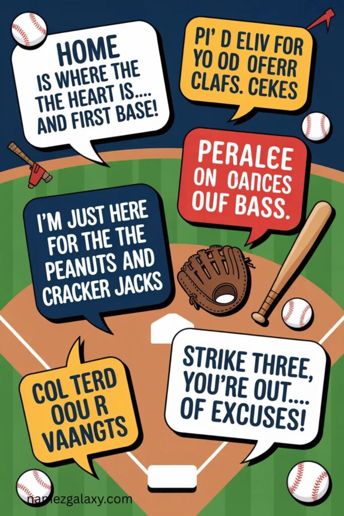 Funny Baseball Captions for Instagram