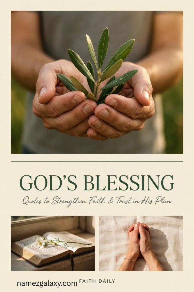 God Blessing Quotes to Strengthen Faith and Trust in His Plan