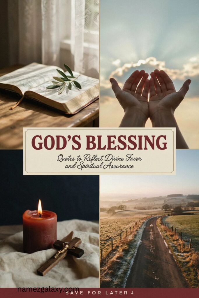 God's Blessing Quotes to Reflect Divine Favor and Spiritual Assurance