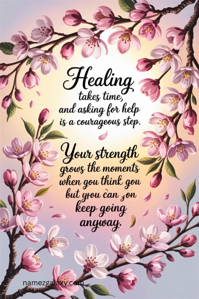 Healing Cherry Blossom Quotes for Emotional Strength