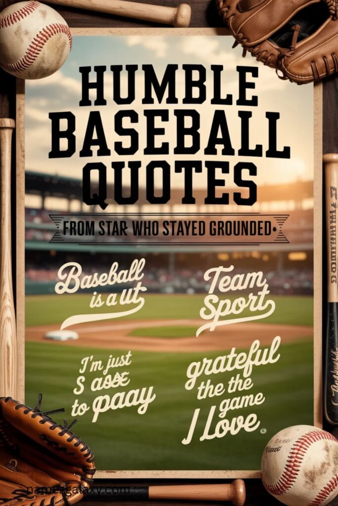 Humble Baseball Quotes from Stars Who Stayed Grounded
