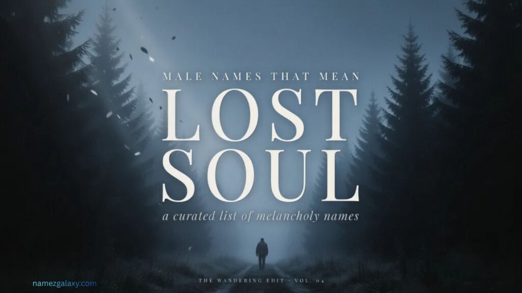 Male Names That Mean Lost Soul