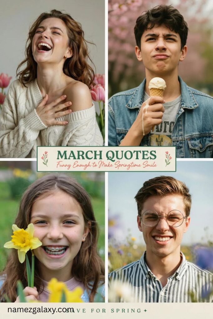 March Quotes Funny Enough to Make Springtime Smile 