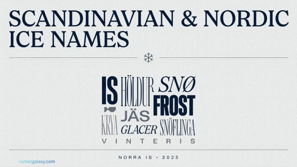 Scandinavian and Nordic Ice Names